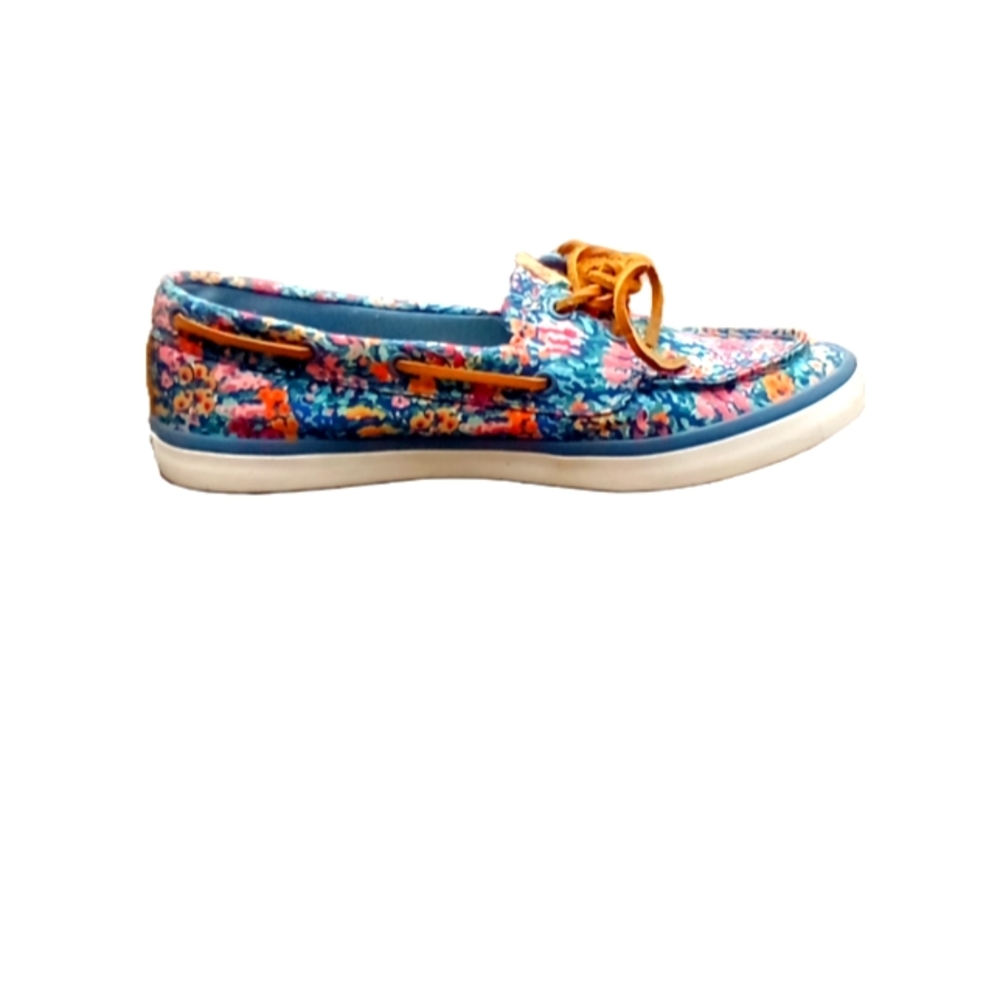 Sperry Top sider a floral shoes.sz. 8